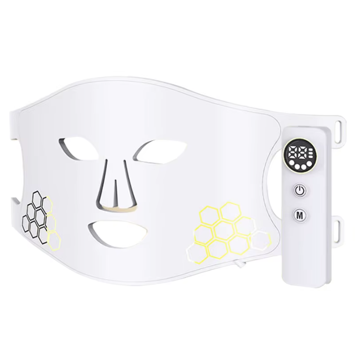 Dermalux: LED Hydrating Facial Mask for Acne Scars, Wrinkles & Stress Relief